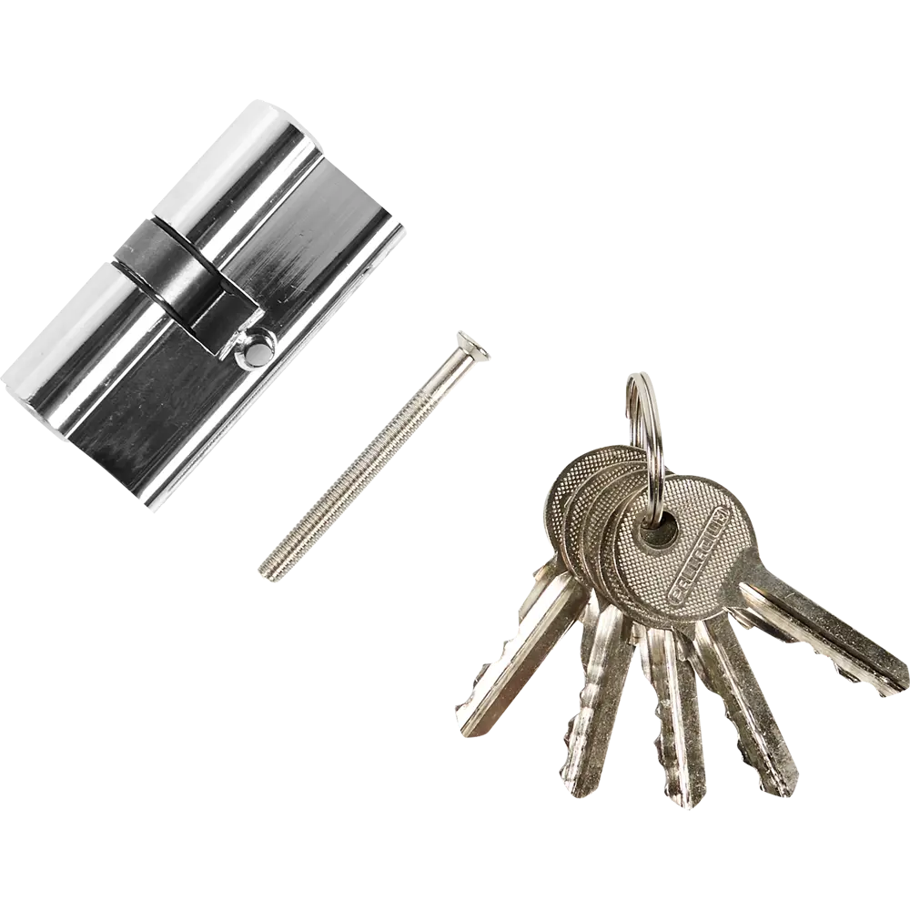 Цилиндр под английский ключ Al 60 ключ-ключ, хром PALLADIUM STLM-2107782 - Вид №1