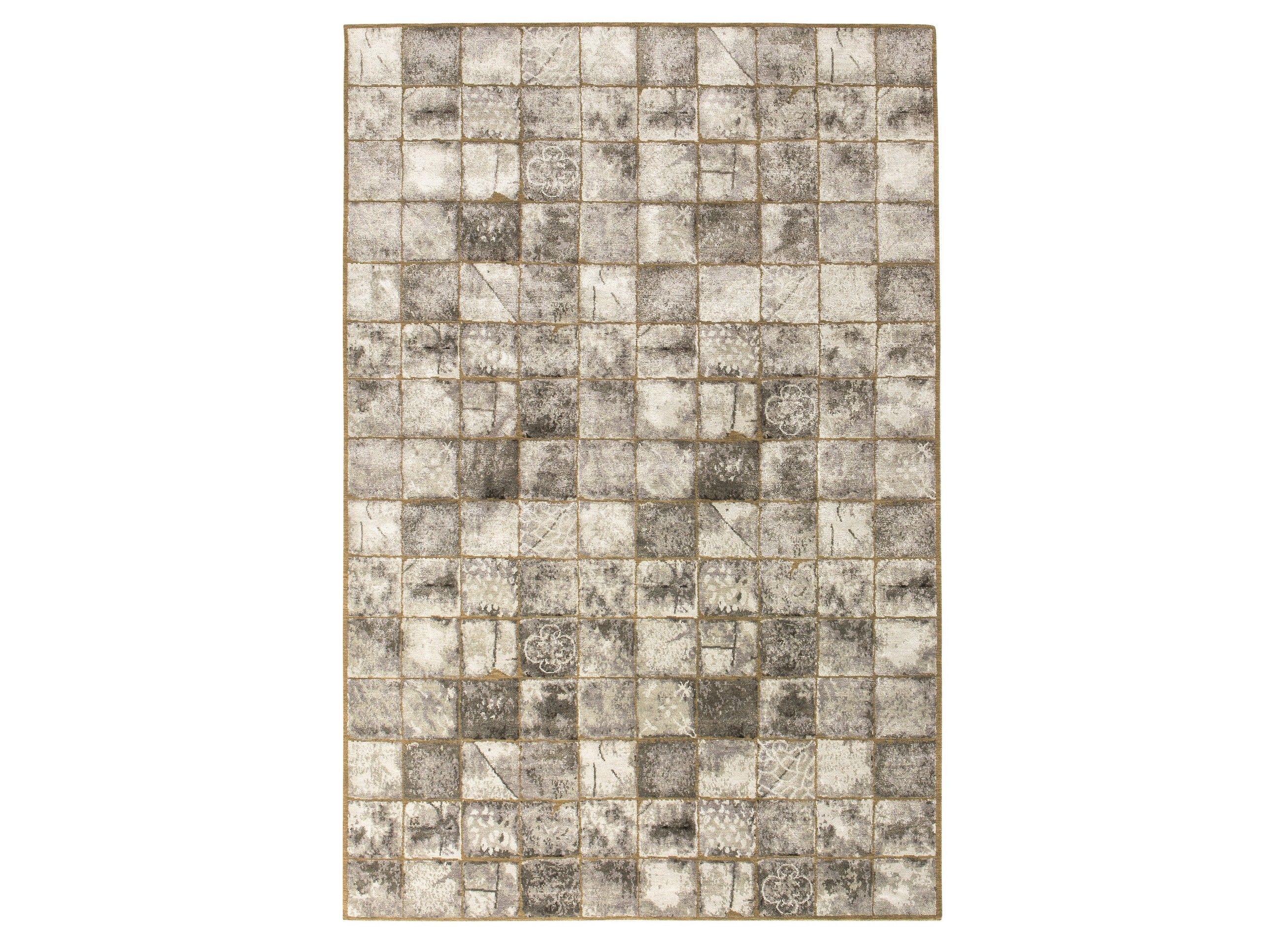 Прямоугольный ковер ручной работы с геометрическим рисунком Toulemonde Bochart Exclusiv ARCH-00005258