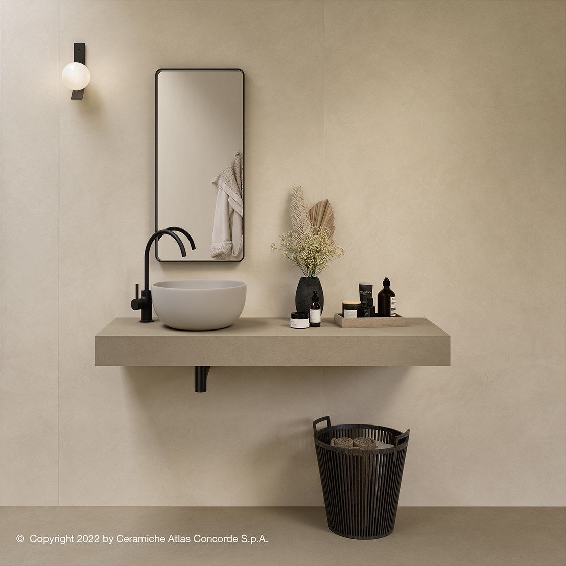 Столешница из керамогранита для одиночного бассейна Atlas Concorde Habitat Contract ARCH-00150491 - Вид №5