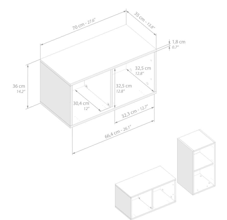 Модульная стена установила оборудованную стену в меламинированном Mobili Fiver EMMA ARCH-00091039 - Вид №67