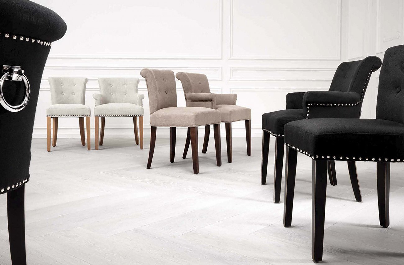 Стул белый обеденный Key Largo от Eichholtz Белый EICHHOLTZ  247261 Белый  - Вид №2