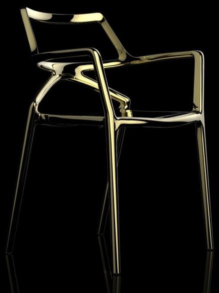 VONDOM Садовый стул из полипропилена с подлокотниками Delta sun-id-1445957 - Вид №4