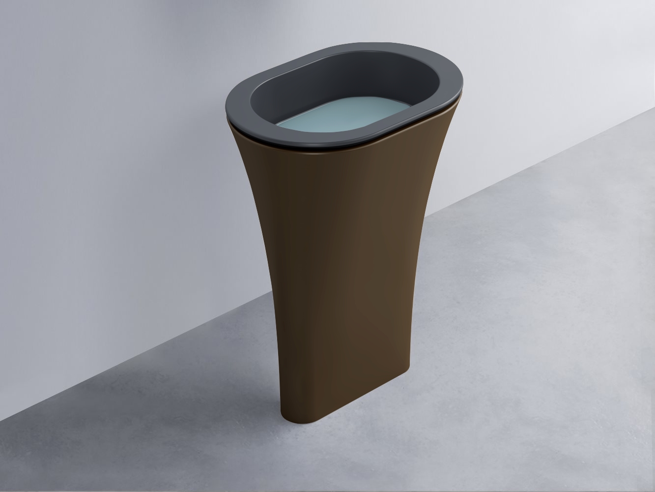 AMLA65-BA+AMPILO-PL+AMCOLO-CA Раковина Amedeo Ovale отдельностоящая cielo Enjoy + Amedeo Ceramica Cielo