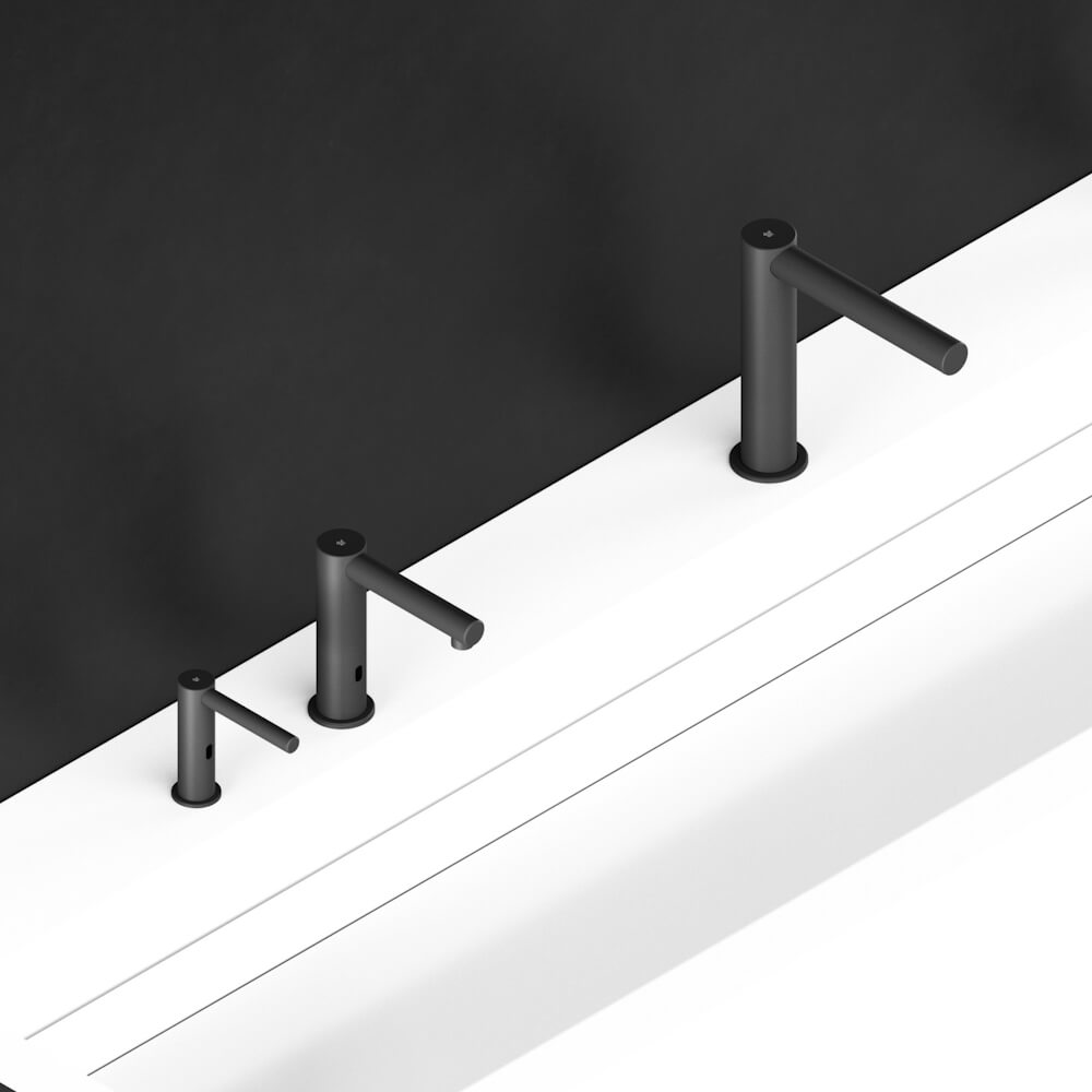 M495-N Бесконтактная сушилка для рук из нержавеющей стали, устанавливаемая на палубе Duten  - Вид №1
