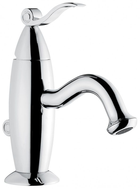 39003CR Смеситель Abel с донным клапаном для раковины. цвет хром EMMEVI