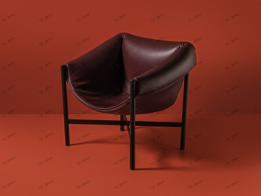 DANTE - Goods And Bads Кожаное кресло с подлокотниками sun-id-1397622