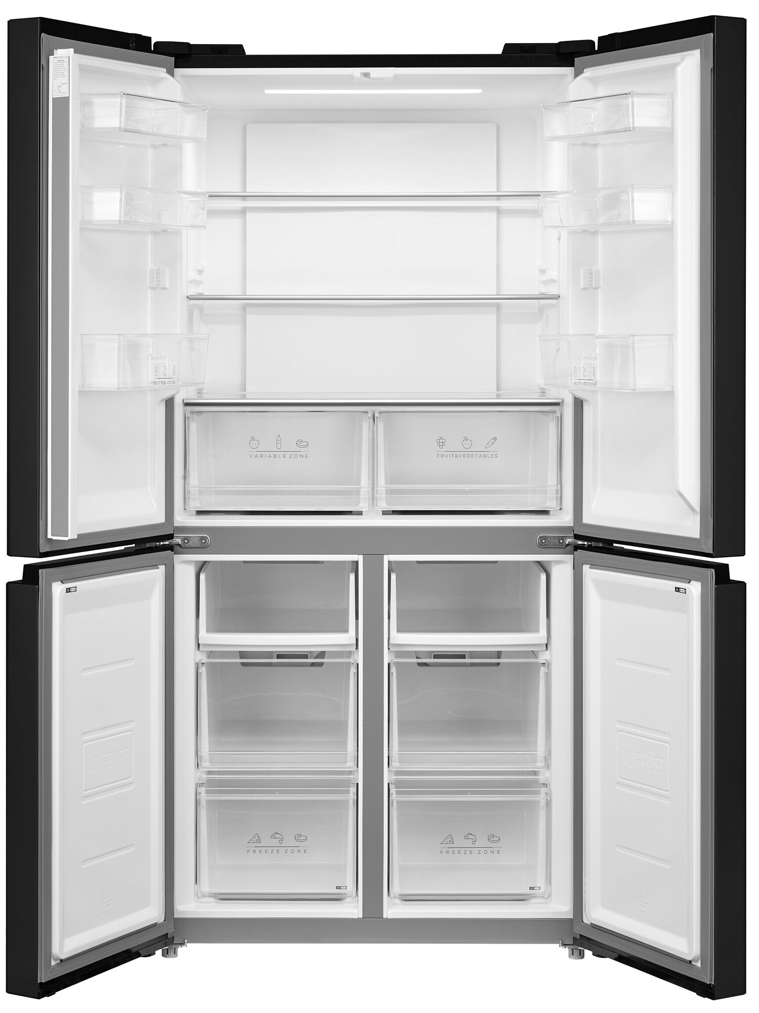 9196721 Холодильник многодверный   WILLMARK MDC-711IGB черный STDN-0122224 - Вид №1