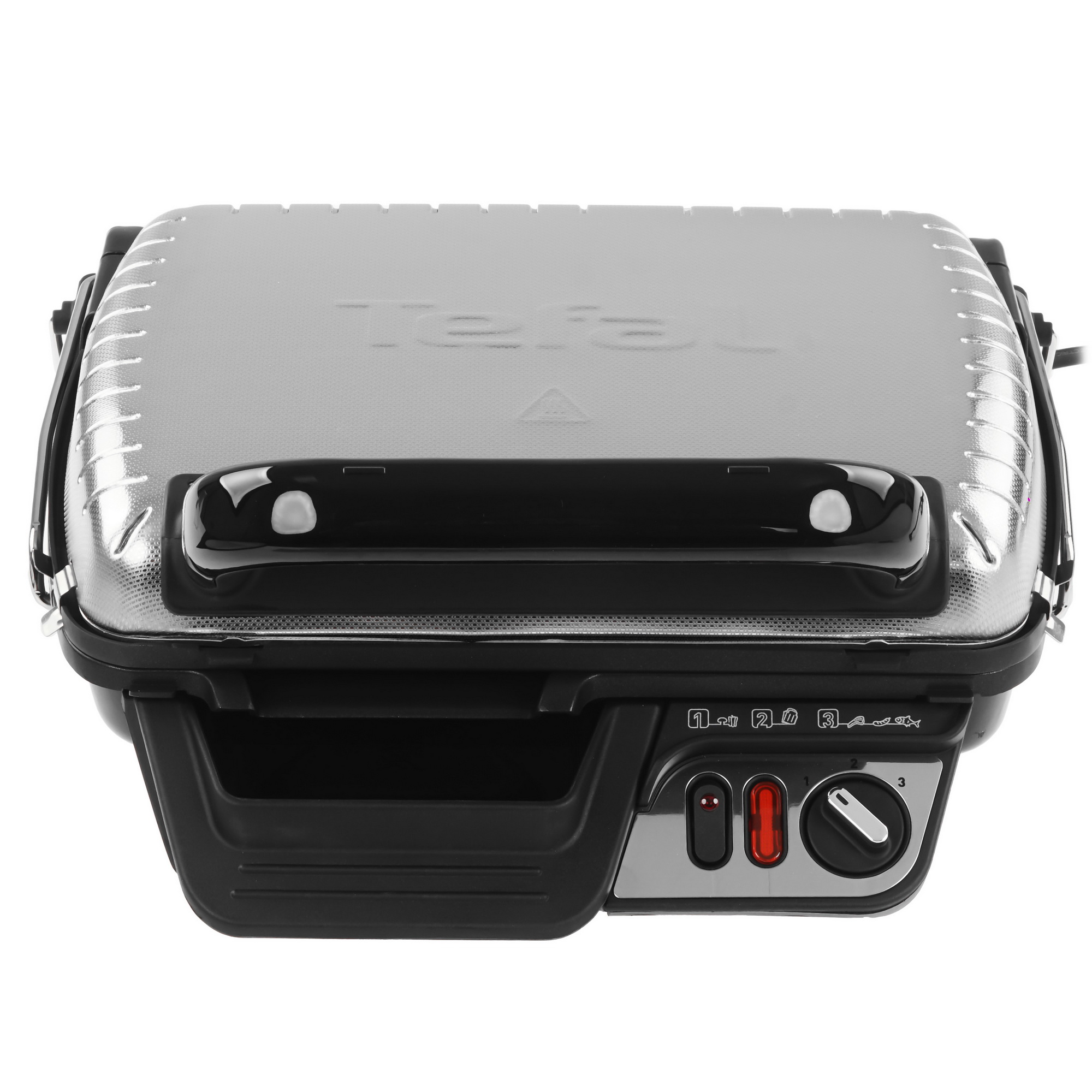 5472627 Гриль Tefal GC306012 Health Grill Comfort серебристый STDN-0046233 - Вид №1
