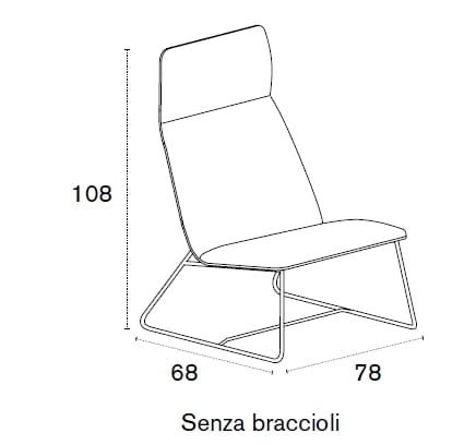 Тканевое кресло TREKU Lain ARCH-00079501 - Вид №3