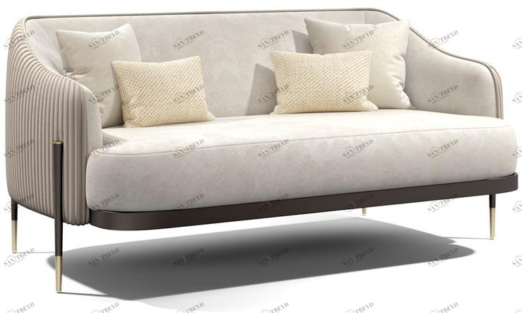 Capital Collection Мягкий 2-местный тканевый диван Oxford sun-id-1493081