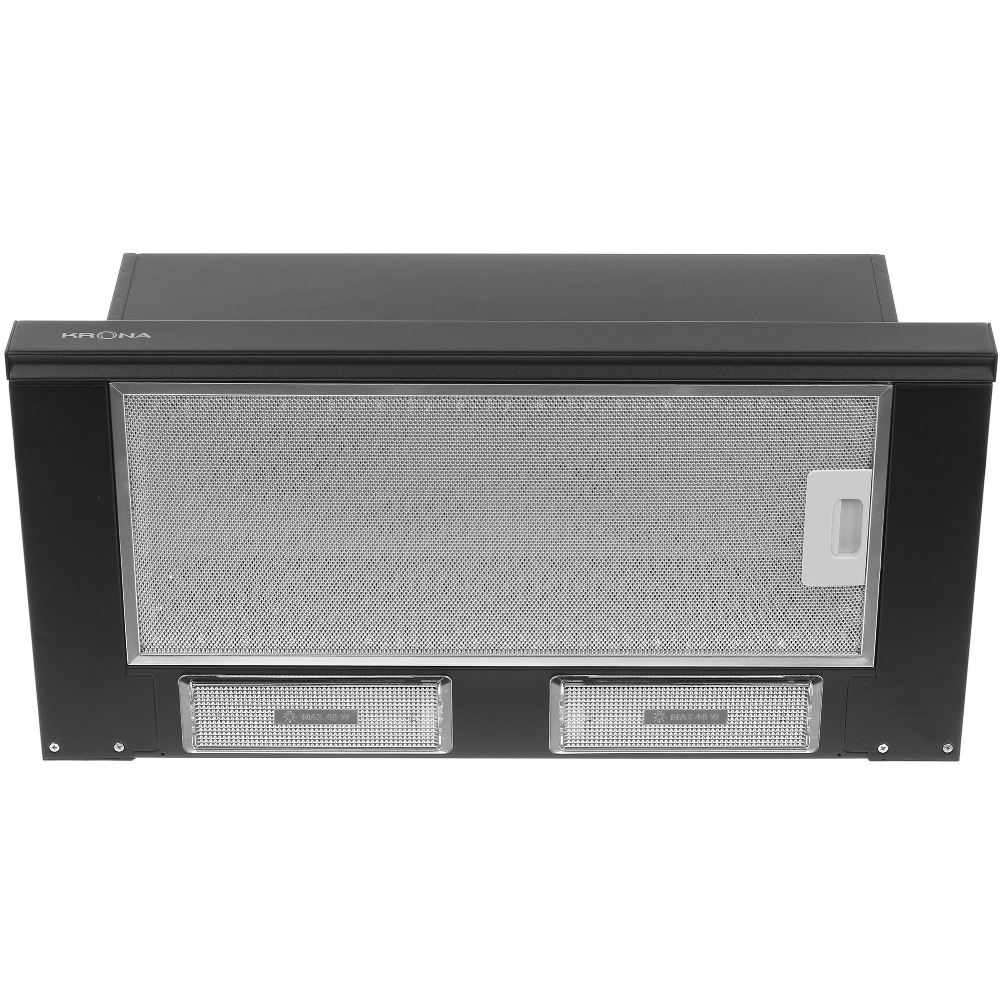 1611844 Вытяжка телескопическая KRONA KAMILLA 600 2DN черный/черный STDN-0014712 - Вид №2