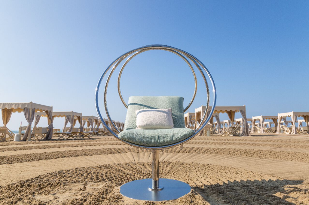 Садовый стул из нержавеющей стали Galbiati Outdoor Alpemare Collection ARCH-00035389 - Вид №2