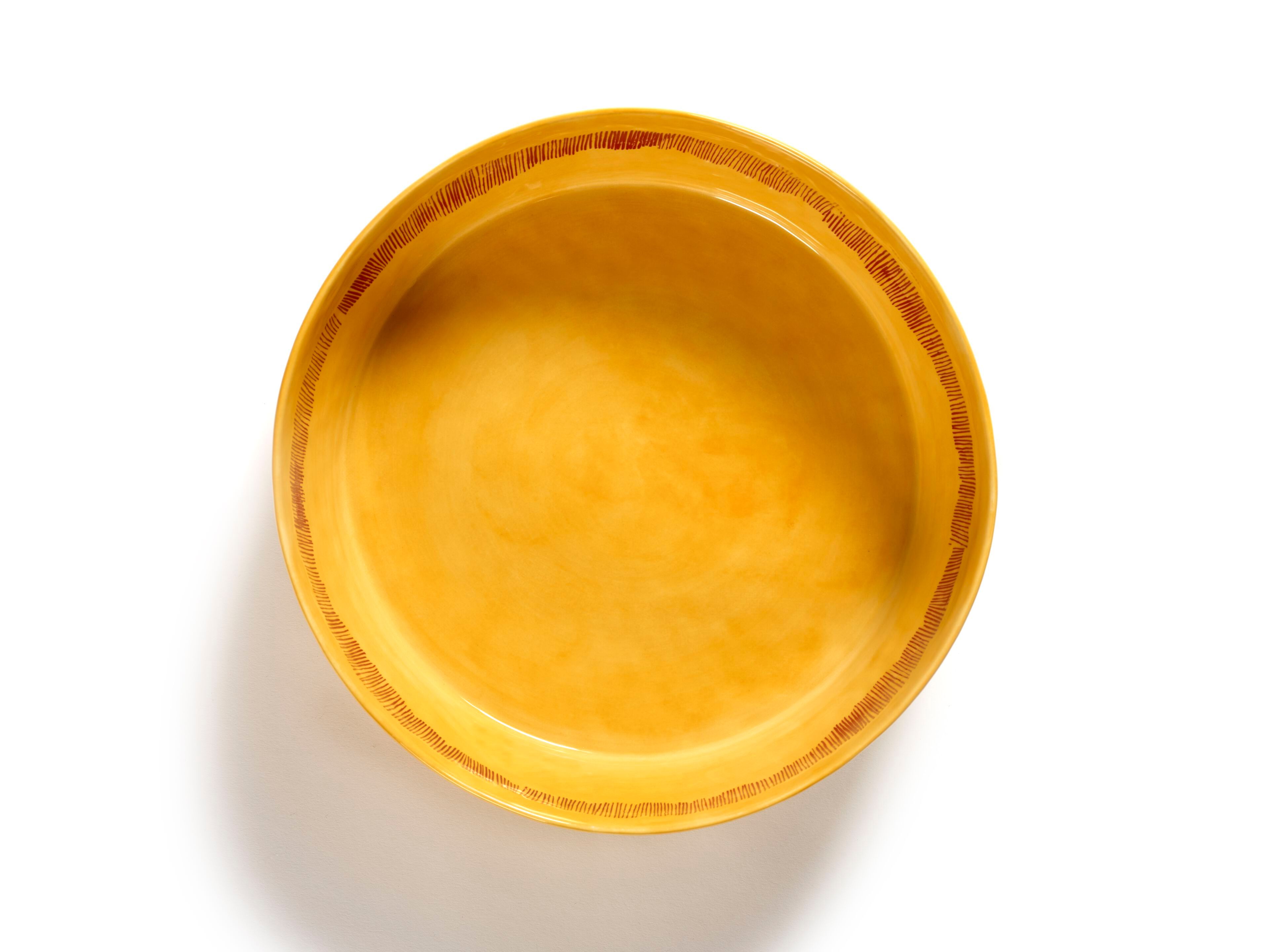 Глазурованная фарфоровая салатница Serax Ottolenghi Feast ARCH-00063383 - Вид №9