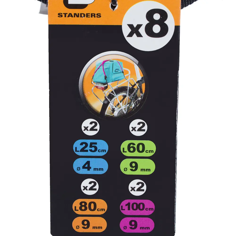 Набор веревок Standers, каучук/полипропилен, 8 шт STLM-2034130 - Вид №4