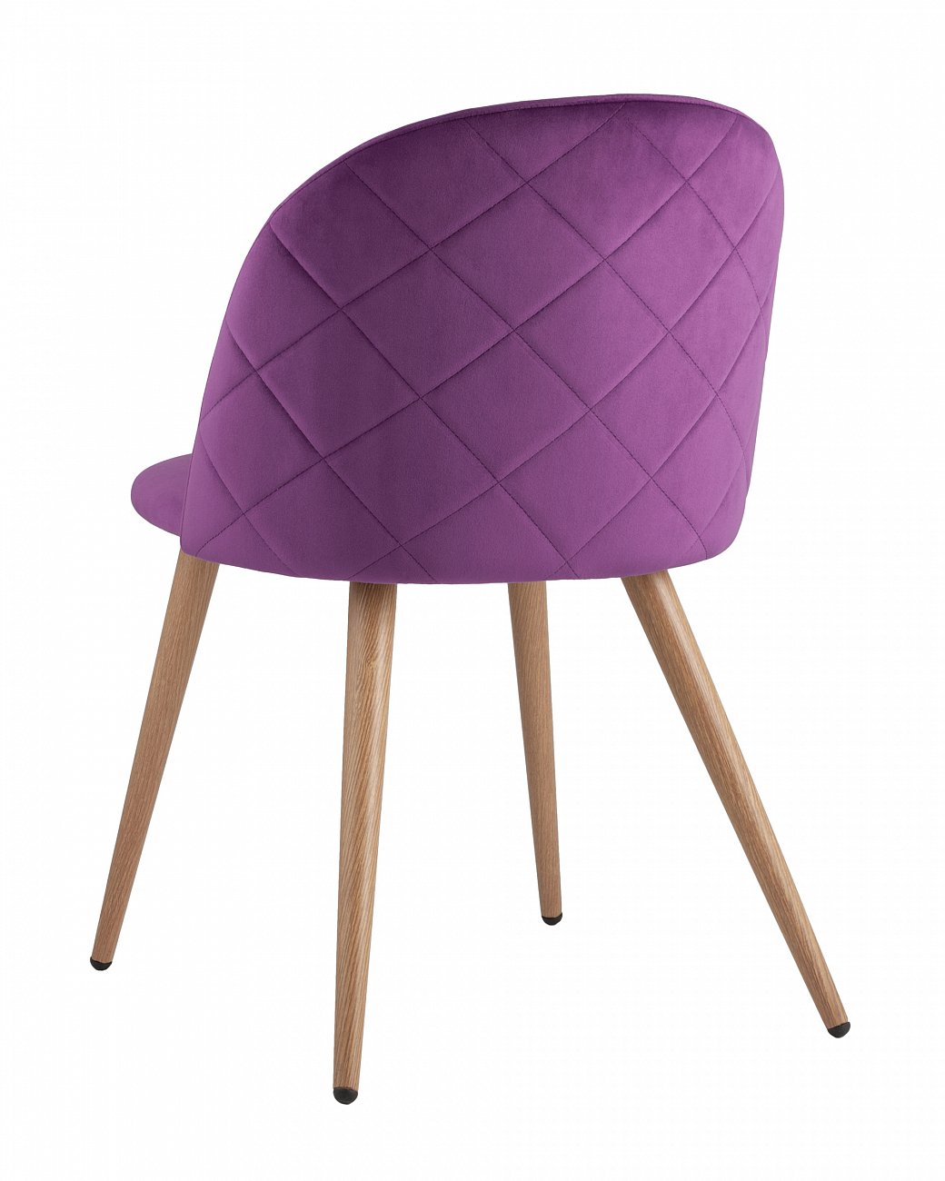 Стул с мягкой обивкой лиловый с ромбами "Лион" STOOL GROUP ДИЗАЙНЕРСКИЕ 00-3881976 Фиолетовый  - Вид №3