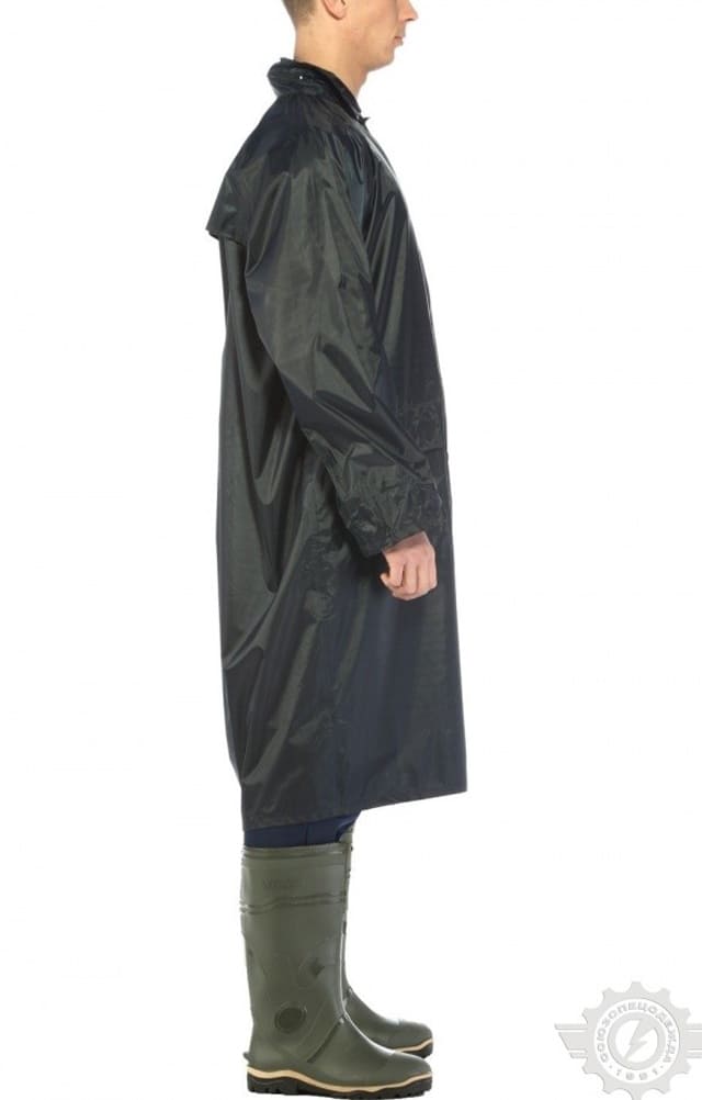 4957157 Плащ "Альбатрос ЛАЙТ" влагозащитный синий  Непромокаемая спецодежда  размер XXL  - Вид №5