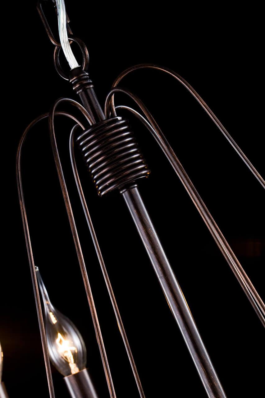 Подвесная люстра Freya Velia FR2046-PL-06-BR FREYA VELIA BLACK 186141 Черный  - Вид №2