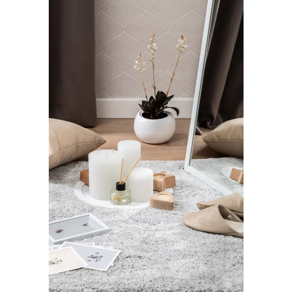 Ковер полиэстер Лавсан 80x150 см цвет серый Amigo STLM-2188192 - Вид №4