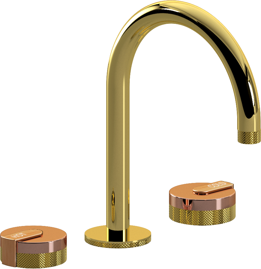 E-11512-R1RG-L1BRG-AU Смеситель для умывальника на 3 отвертия GRAFF MOD+