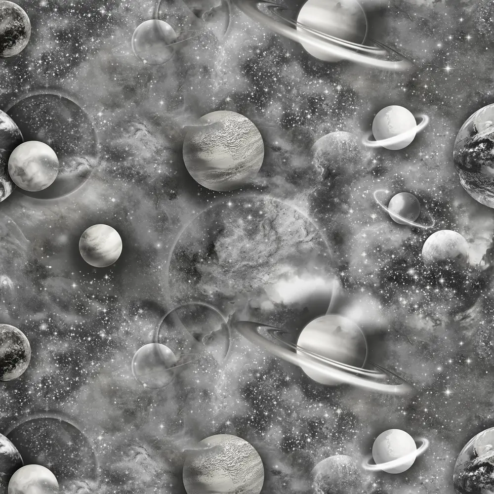 Обои флизелиновые Elysium Космос серые 1.06 м Е803104 STLM-2179420