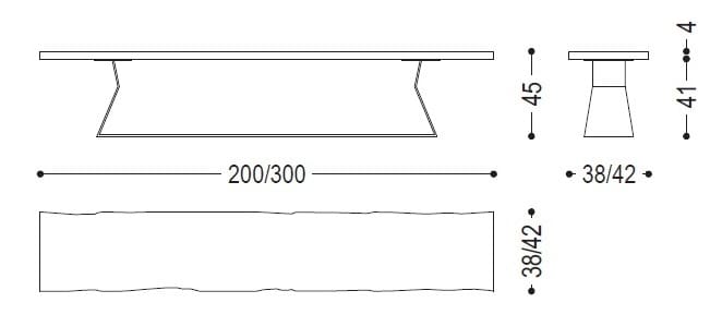 Скамья из массива дерева с железной основой Riva 1920 Bedrock ARCH-00081067 - Вид №2