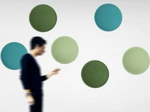 Slalom Настенный светильник и цветная звукопоглощающая панель Ecorange