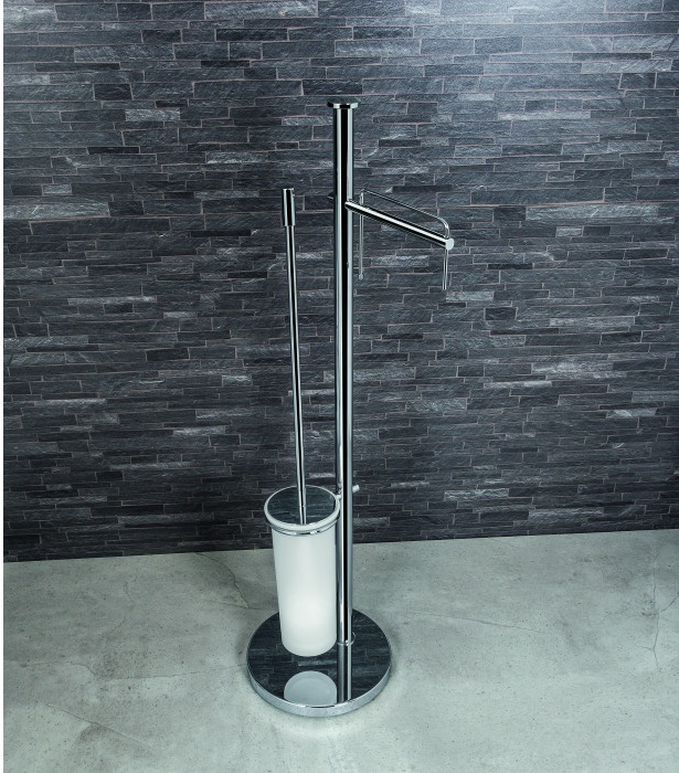W4935 Напольная стойка с ёршиком и держателем туалетной бумаги COLOMBO PLUS Colombo Design - Вид №1