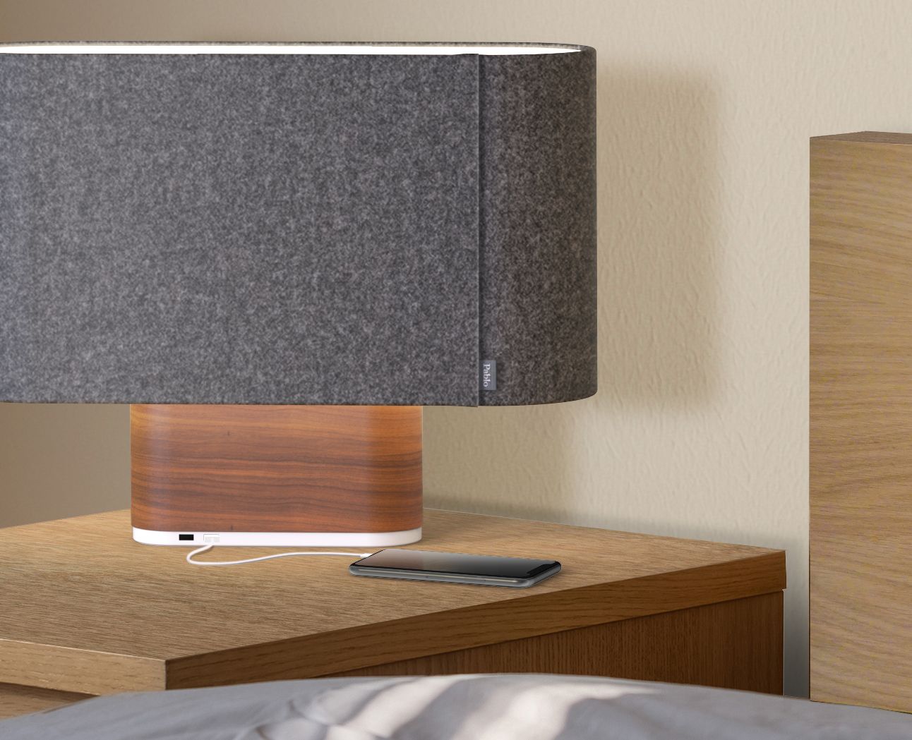 Деревянная светодиодная прикроватная лампа Pablo Designs Belmont ARCH-00053007