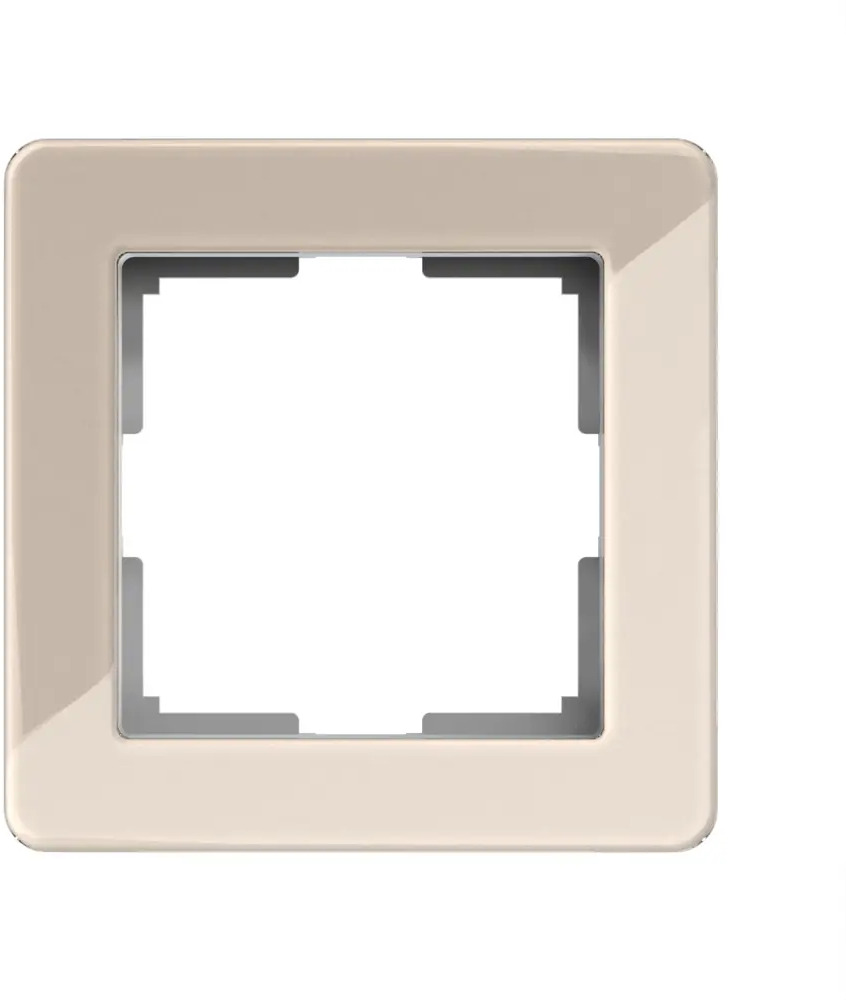 Рамка для розеток WERKEL Acrylic Ivory — парящий акрил в интерьере 86884244