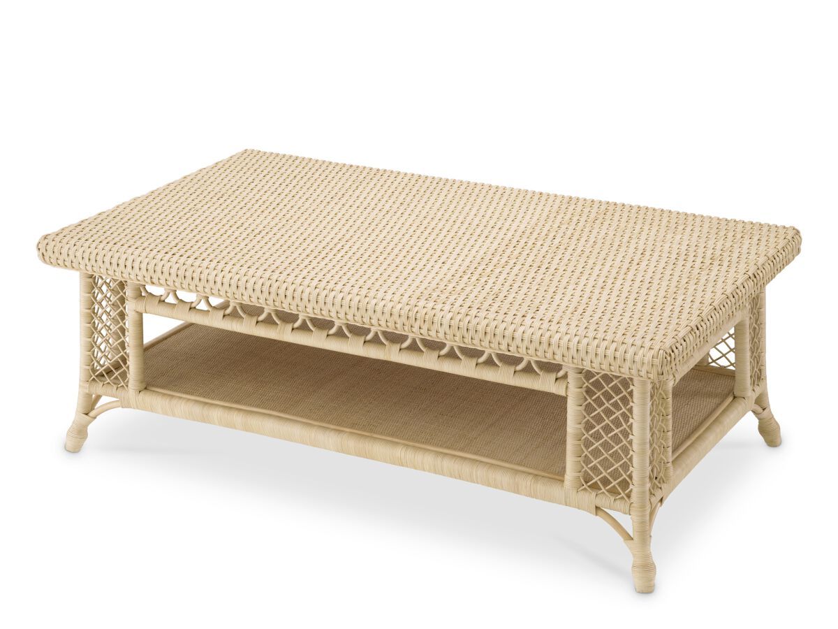 Прямоугольный журнальный столик из ротанга Eichholtz SABA RECTANGULAR ARCH-00074335 - Вид №2
