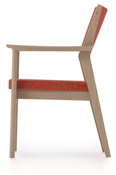 PIAVAL Штабелируемый тканевый стул с подлокотниками Elisa | health & care 54-13/1 - Вид №4