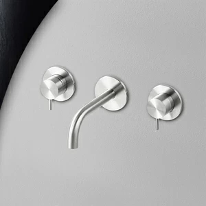 Смеситель для раковины сталь глянцевая Toki Radomonte TKI28L