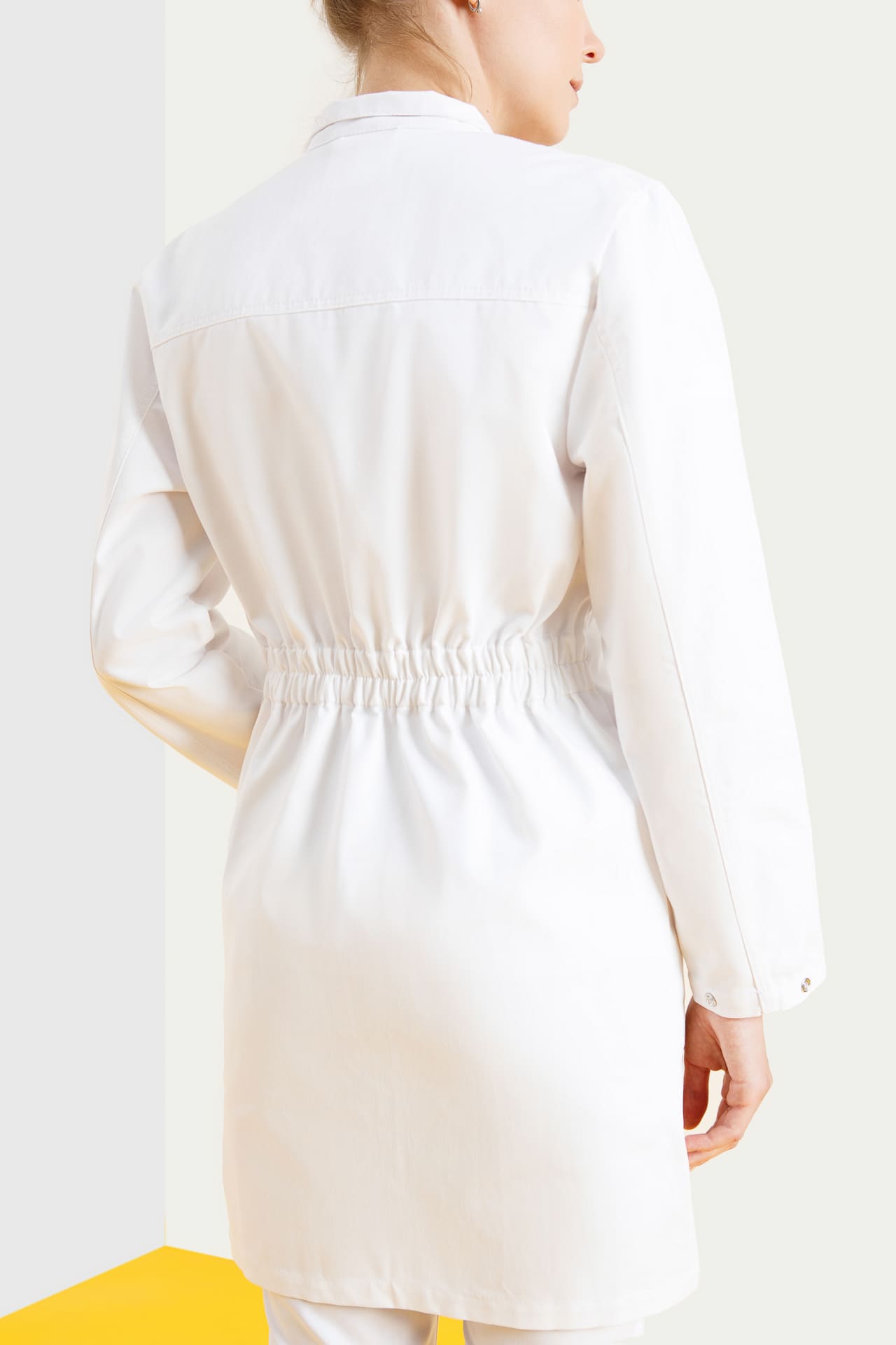 5038452 Халат Эйч-Лайн женский белый  Женская размер 48-50/170-176 Спецодежда  - Вид №3