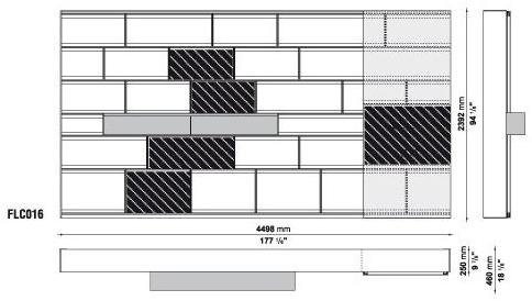 B&B Italia Модульный открытый книжный шкаф Flat.c sun-id-1463765 - Вид №17