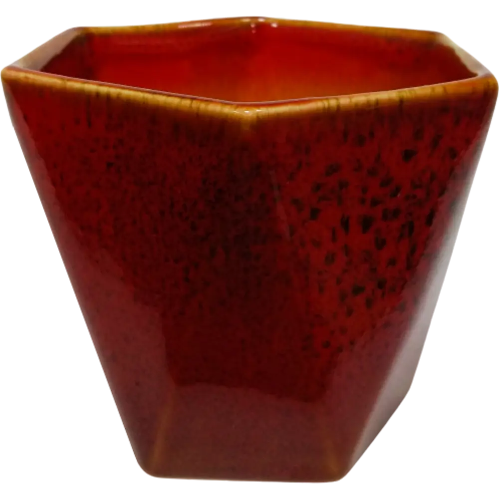 Кактусник 9x10x9 см v0.49 л керамика красный Santreyd STLM-2156690 - Вид №1