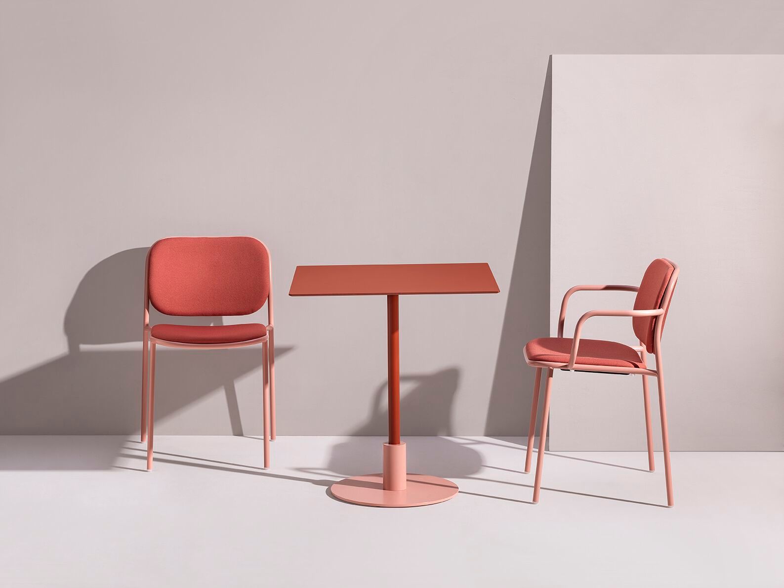 Окрашенный металлический стол для контракта TrabA' ECHO ARCH-00119686 - Вид №14