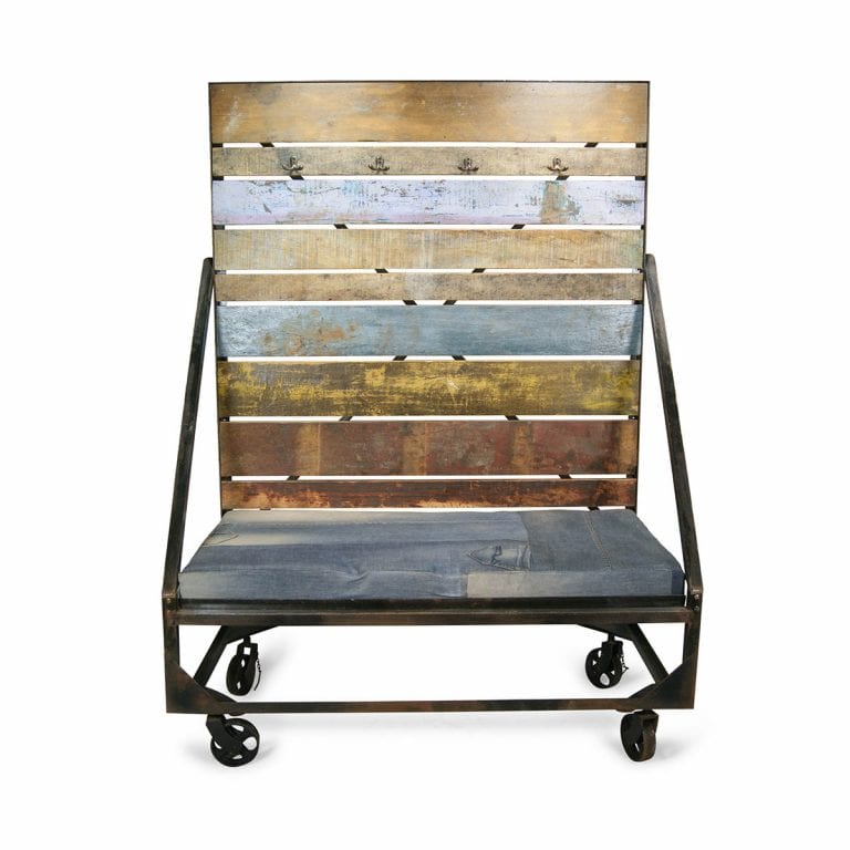 080781 Деревянная скамейка Francisco Segarra Levis Santreyd 