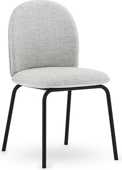 603128 Chair Full Upholstery Black Steel, Synergy Normann Copenhagen Ace
