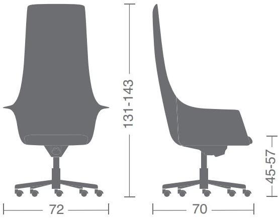 Kastel Стул для руководителя с регулируемой высотой Kimera sun-id-1470960 - Вид №4