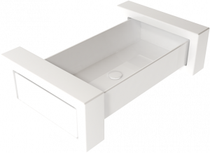 BXLAME80LC0 Подвесная раковина настенная GSG CERAMIC