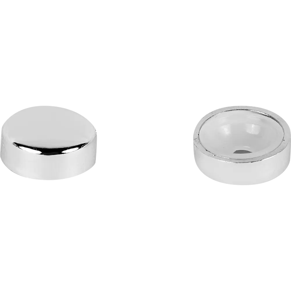 Заглушки для шурупа 3.5-4 мм, пластик, цвет хром, 10 шт Santreyd STLM-2102610