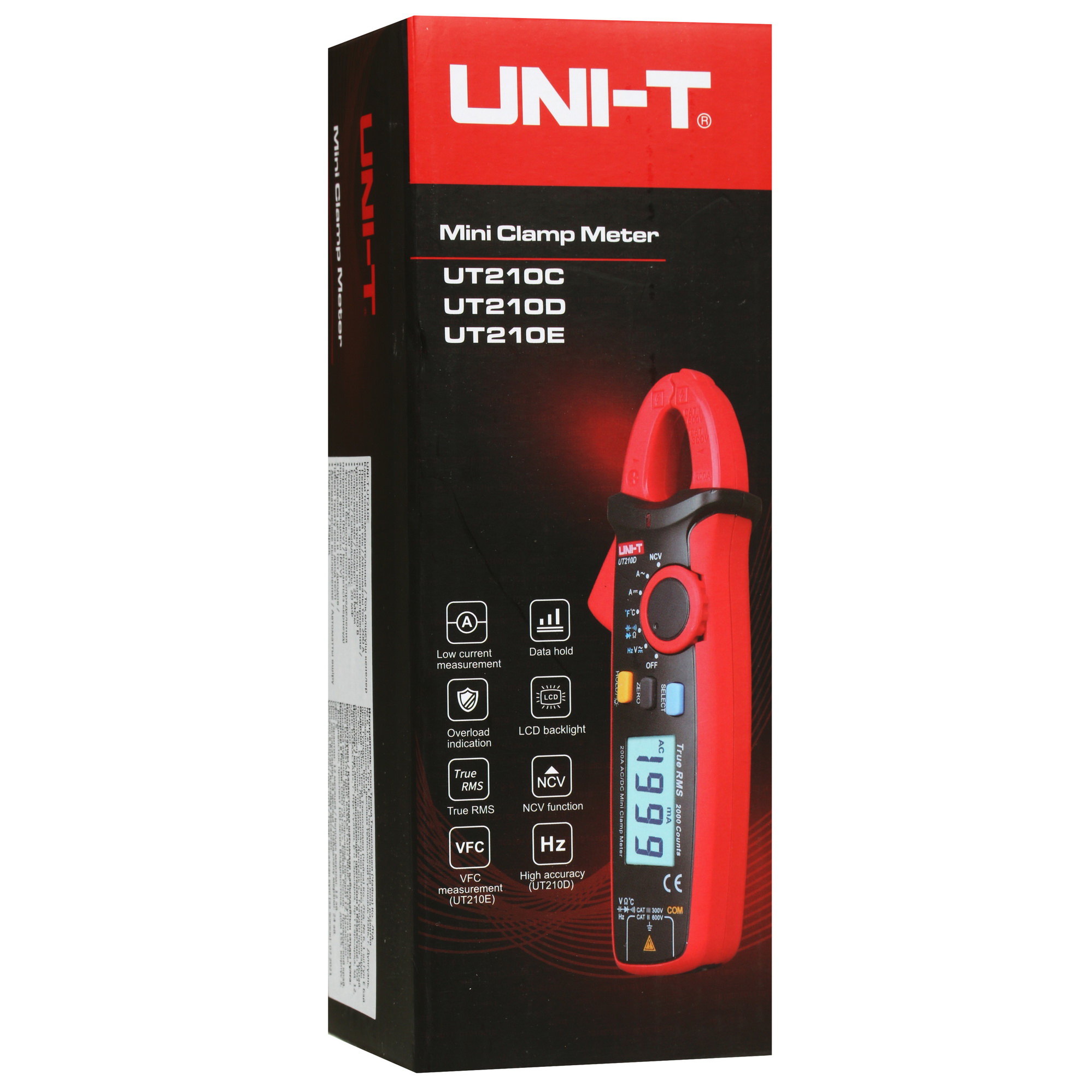 Клещи токоизмерительные UNI-T UT210C 4839611 STDN-0141521 - Вид №6