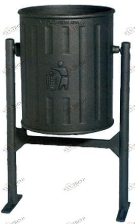 Lazzari Мусорный ящик из чугуна для уличного использования sun-id-1484699