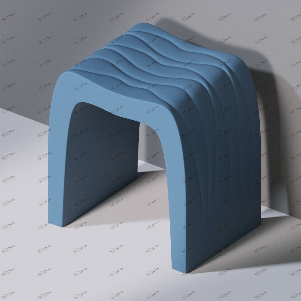 Стул для ванной C100 WAVES SEAT голубой AeT ITALIA С100141