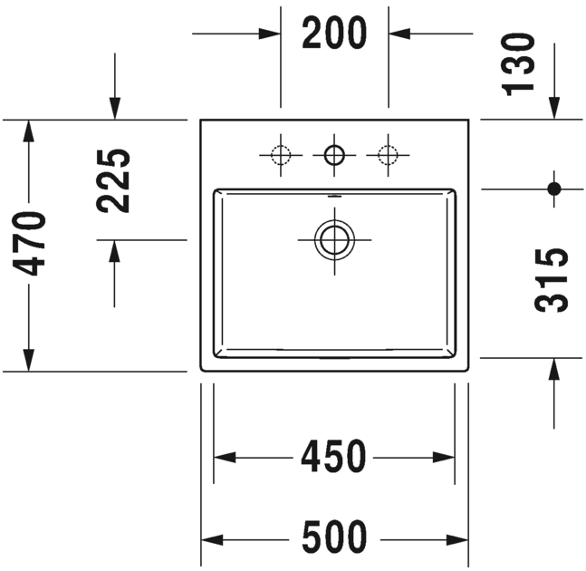2352500060 Подвесная раковина настенная овальная Duravit Vero Air - Вид №1