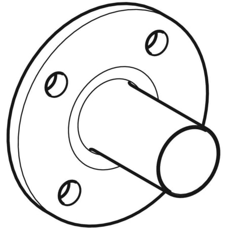 23771 Фланец Geberit Mapress из углеродистой стали, PN 6, с гладким концом Geberit  - Вид №1