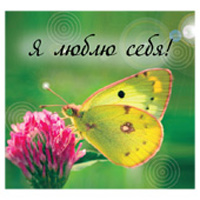 1045 Магнит ПВХ 8.5 x 5 см Я люблю себя! Santreyd 