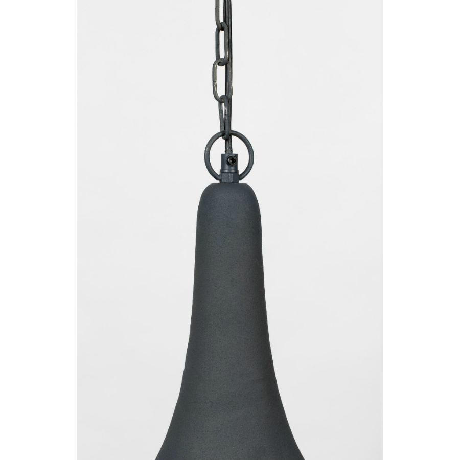 Лампа подвесная Wout, серая матовая White Label Living 5300140 - Вид №4