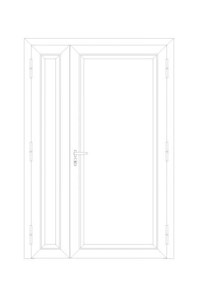 Алюминиевая входная дверь со стеклянными панелями NURITH IMPERO ARCH-00072669 - Вид №3