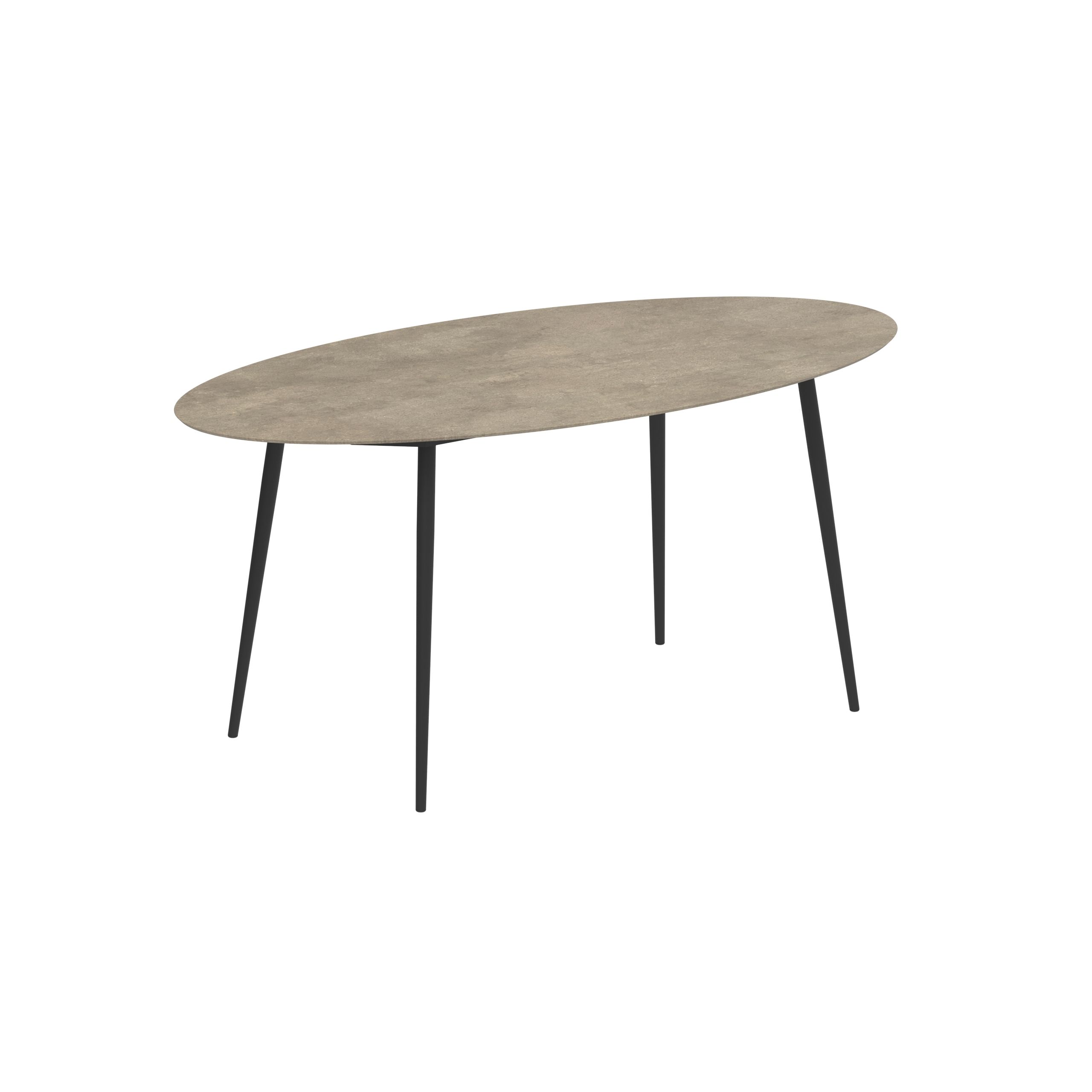 Высокий овальный керамический садовый стол Royal Botania Styletto ARCH-00129376 - Вид №9